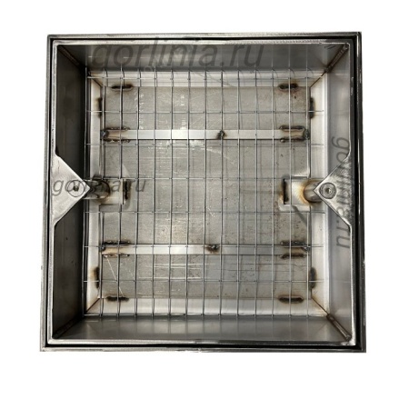 Люк под брусчатку Проспект-ВН 400*400 съемный из нержавеющей стали