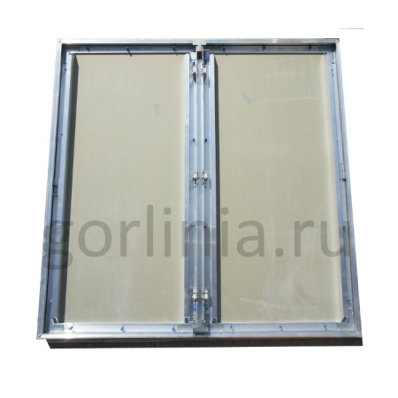 Люк под покраску Гиппократ 900п*900 двухдверный стеновой стеновой