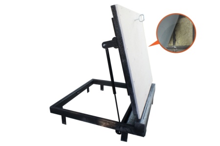 Люк напольный Стелс-КУ 970*900п короб утепленное исполнение