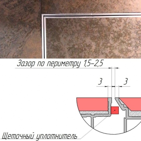 Техно под плитку 600*2000п