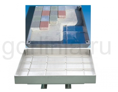 Люк drago 100 400*400 уличный заполняемый